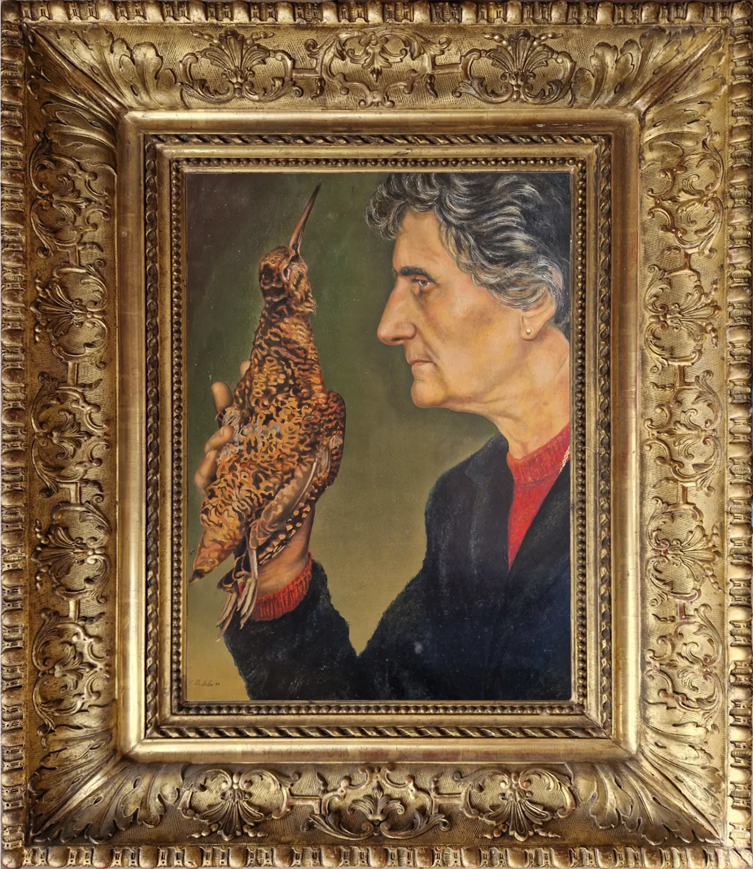 Ritratto di \"Speranza\" con beccaccia, 1988